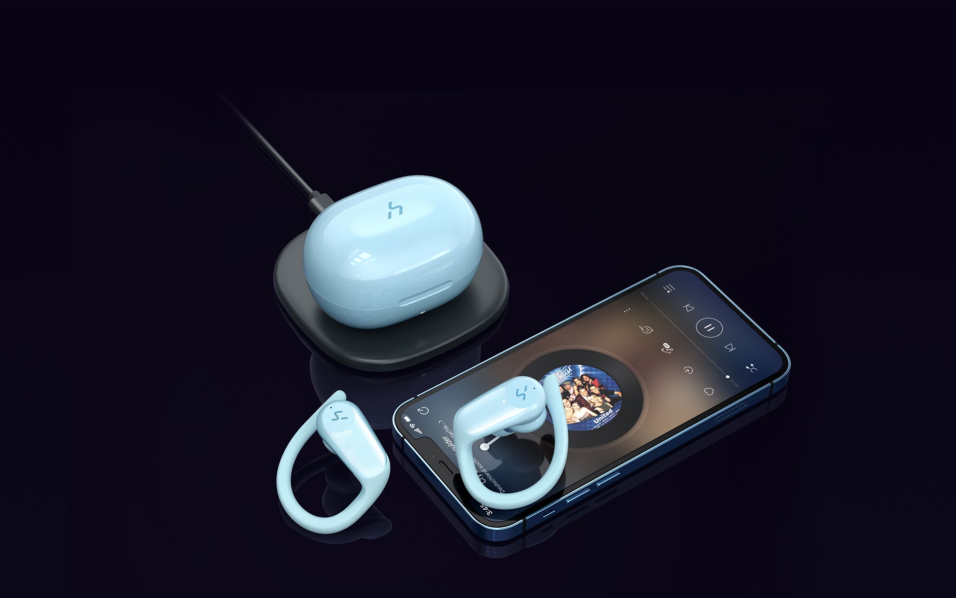 Wireless Charging with HAKII Action Wireless Earbuds