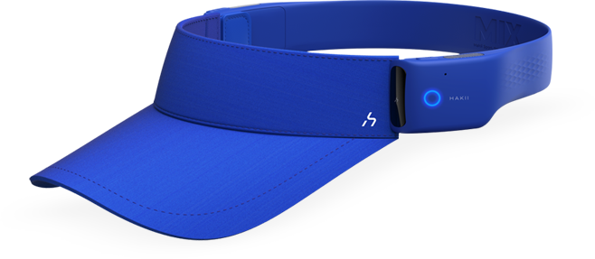 HAKII MIXV Smart Bluetooth Visor Headphones Blue