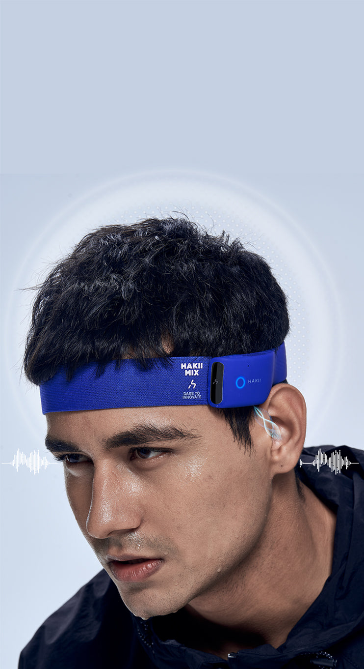 Surround Sound with HAKII MIX Smart Headband Headphones Mobile