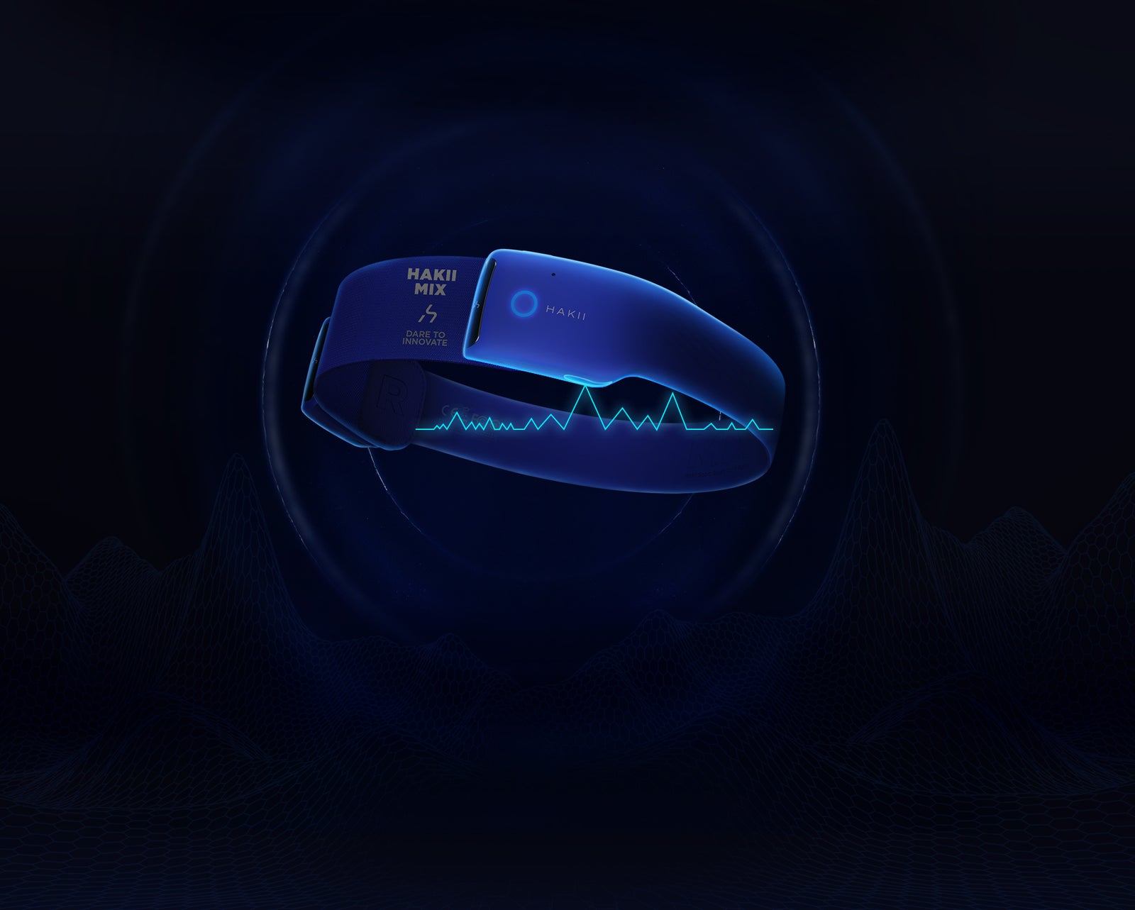 Smart Headband Headphones HAKII MIX (Blue) HAKII