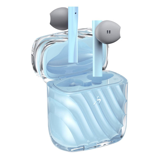 HAKII ICE Kabellose Ohrhörer mit niedriger Latenz für Android und iPhone (Blau)