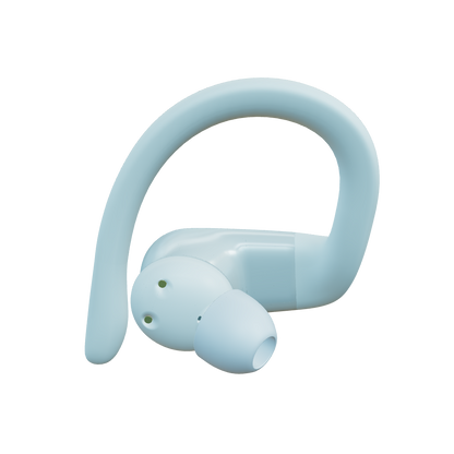 Écouteurs sans fil HAKII Action Workout pour la gymnastique, l’exercice, la course et plus encore (Bleu)